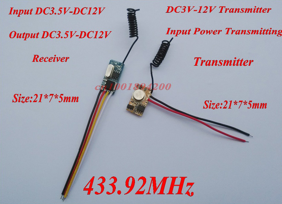 433MHZ-Mini-Remote-Control-Switch-Micro-Receiver-Transmitter-Module-DC3V-12V-Remote-DC3-5v-12v-Receiver